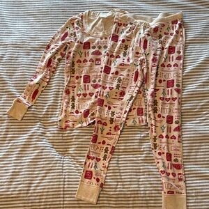 Hanna Andersson Get Baking Women’s long John top and pant in organic cotton